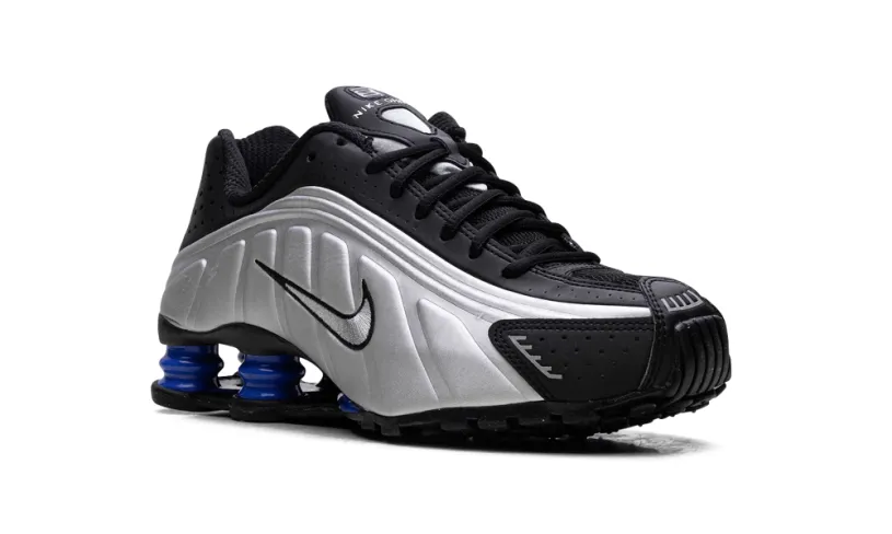 Nike Lifestyle Shox R4 WMNS 'Metallic Silver Black Racer Blue'
